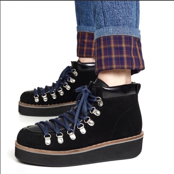 Free People Shoes - Free People Durango Suede Combat Hiking Boot 9